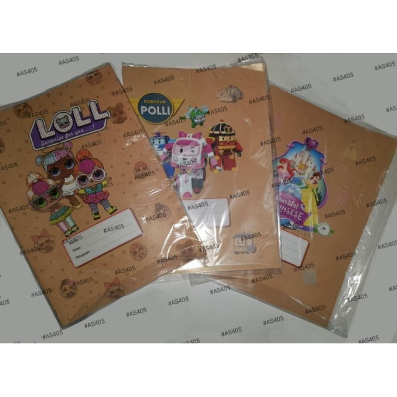 

Sampul Buku Coklat Fancy Kartun Lucu Boxy