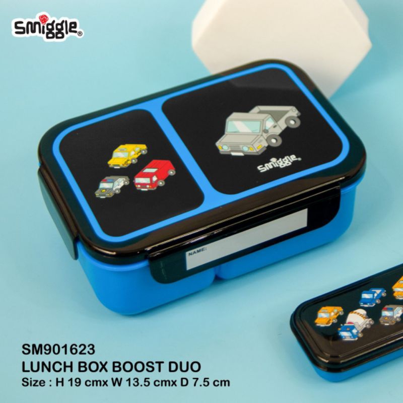 Lunchbox smiggle 2sekat 1000ml/kotak makan smiggle