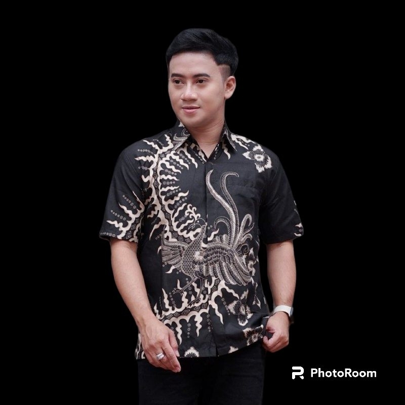 batik pria kemeja batik pria lengan pendek size m l xl xxl terlaris