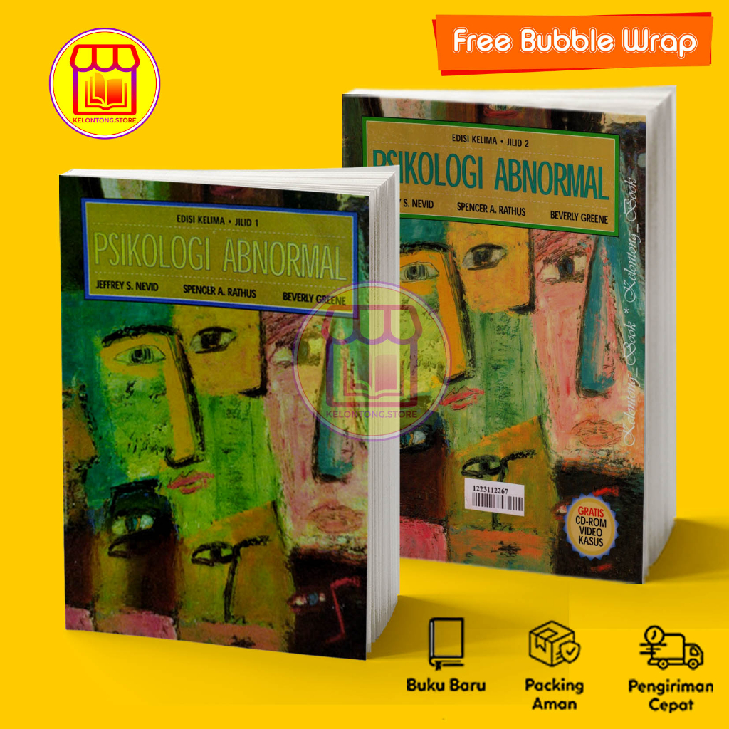 Paket 2 Buku Psikologi Abnormal Nevid - Edisi Kelima Jilid 1 Dan 2