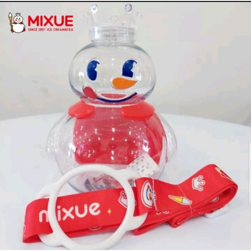 Botol Minum Mixue Tumblr 700ml Dengan Tali | Mixue Botol Minum tumbler