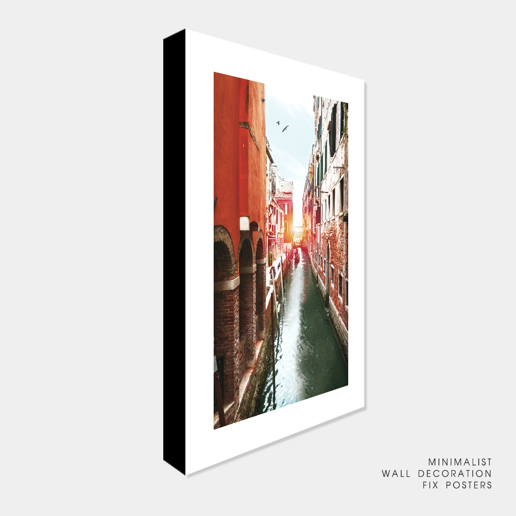 Wall decor poster venezia Hiasan dinding vintage