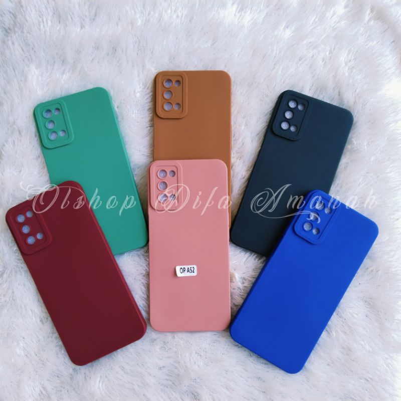 CASE OPPO A52 SOFTCASE PRO CAMERA TPU MACARON FULL PELINDUNG CAMERA SLIKON CASING TERBARU