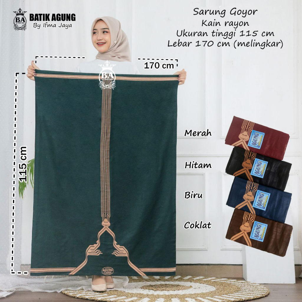 [PAKET 3PCS] Sarung Batik Pekalongan Sarung Batik Pria Sarung Motif Batik Sarung Kang Santri Sarung 