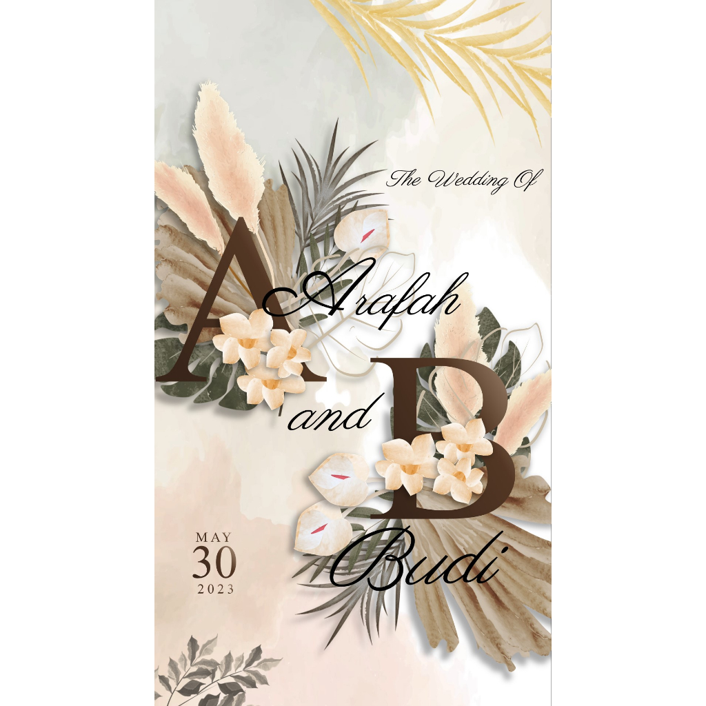 UNDANGAN DIGITAL VIDEO PERNIKAHAN NV-001