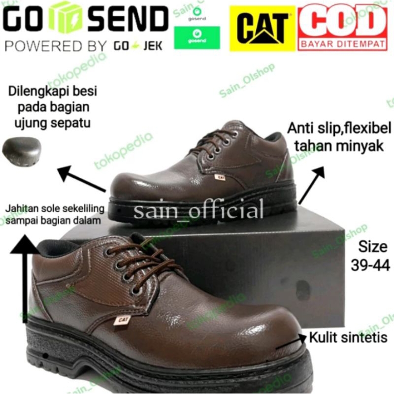 Sepatu Safety Pria Sepatu Safety Pria Coklat