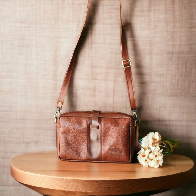 TAS SELEMPANG WANITA. ASLI KULIT BERGARANSI. Srikandi by anantio