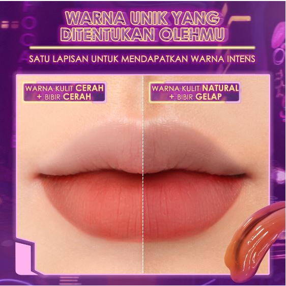 Focallure Lip Tint Matte Tahan Lama Lipstik SwitchMode