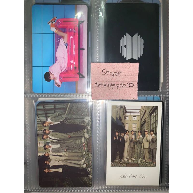 READY OFFICIAL PHOTOCARD PC POLAROID GROUP BTS JHOPE J-HOPE BE DELUXE RM INDIGO POSTCARD