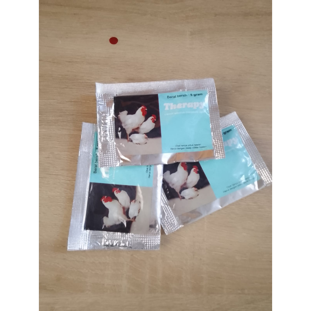 Therapy 5 gram - Antibiotik untuk ayam, bebek, kalkun