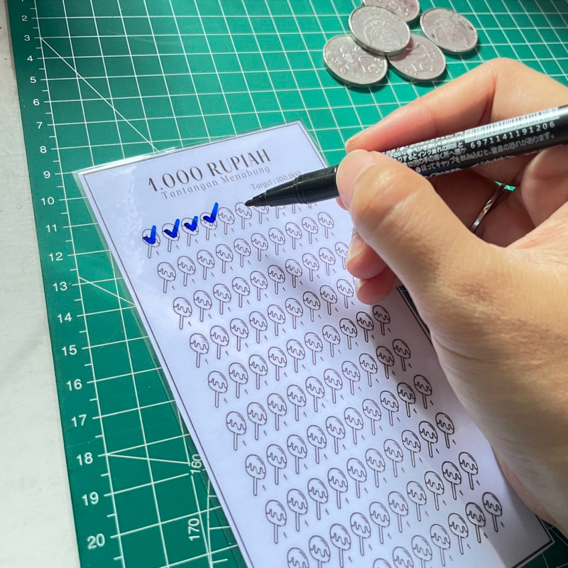 

tantangan menabung nominal bisa dipakai berulang