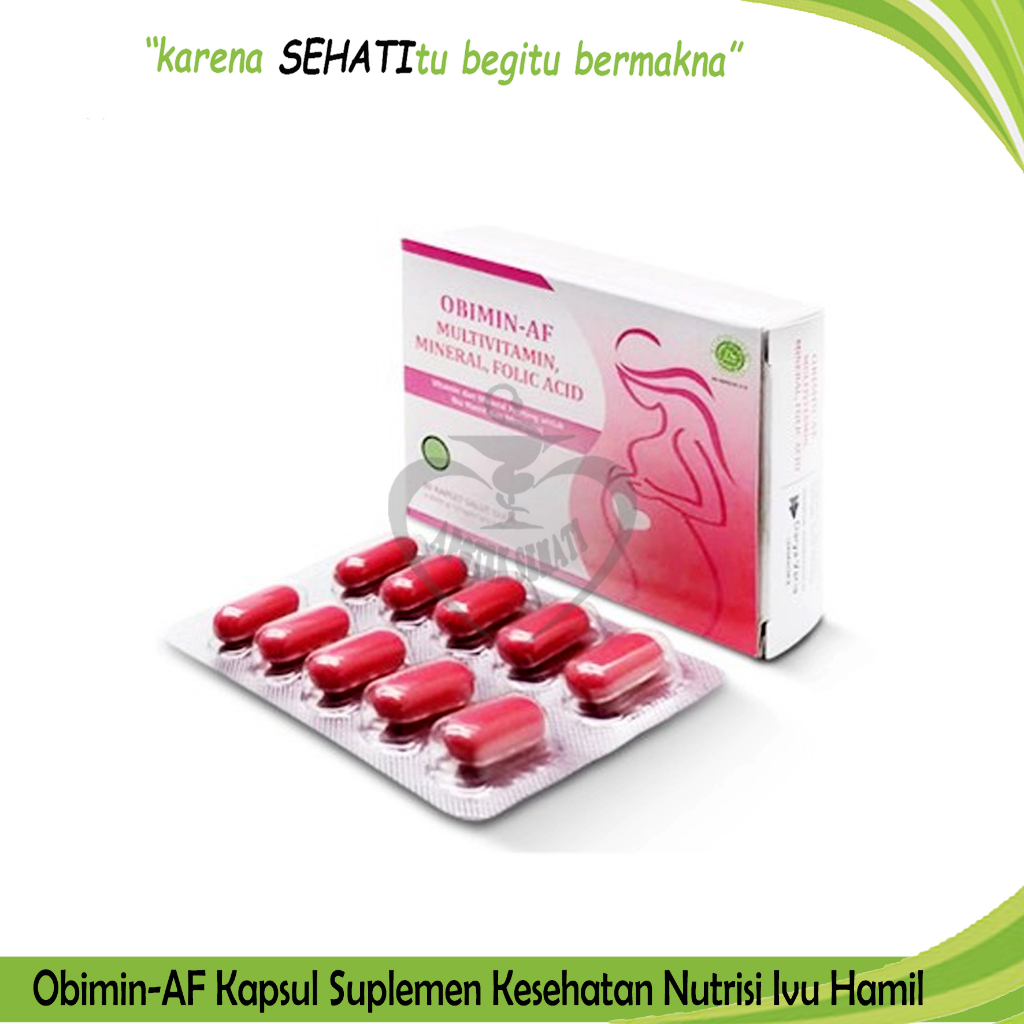 Obimin AF Multivitamin Mineral Suplemen Ibu Hamil Menyusui