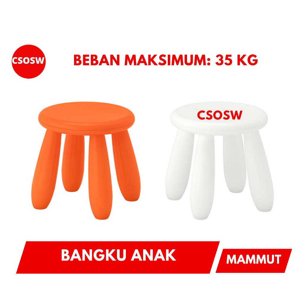 MAMMUT 1Pc Bangku Kecil Anak Indoor / Outdoor Children's Stool