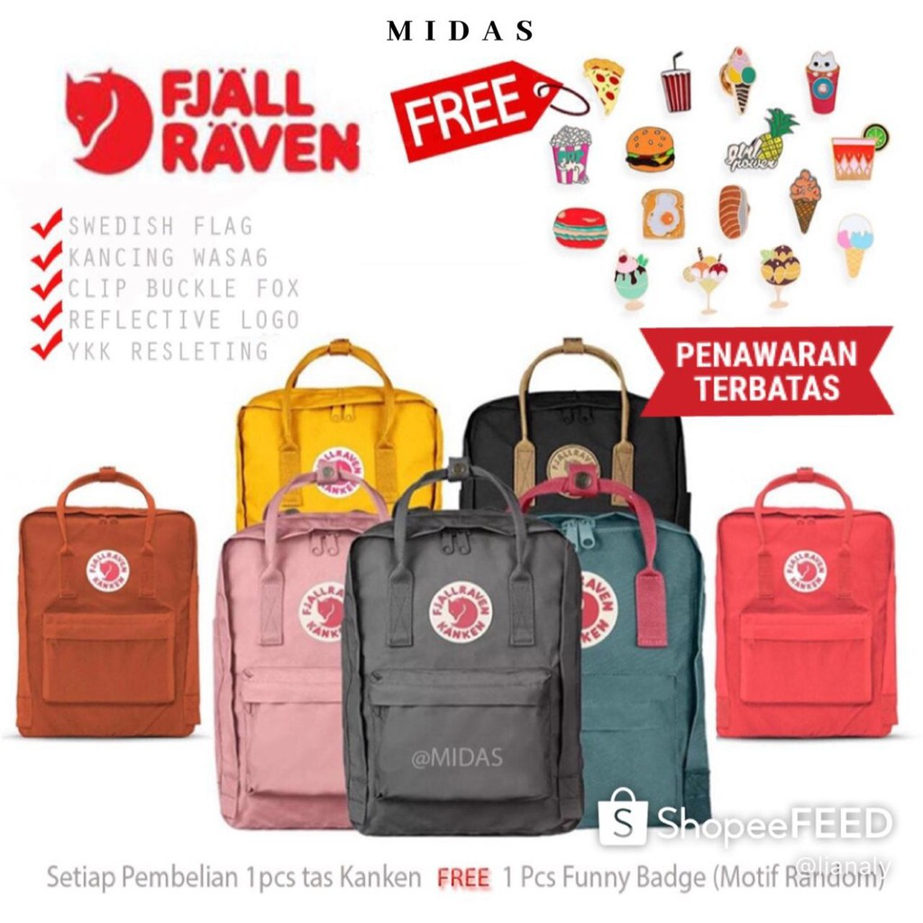 7.7 BIG SALE !! Backpack TERMURAH 16L MEDIUM &amp; 7L SMALL / RANSEL SEKOLAH / RANSEL KEKINIAN