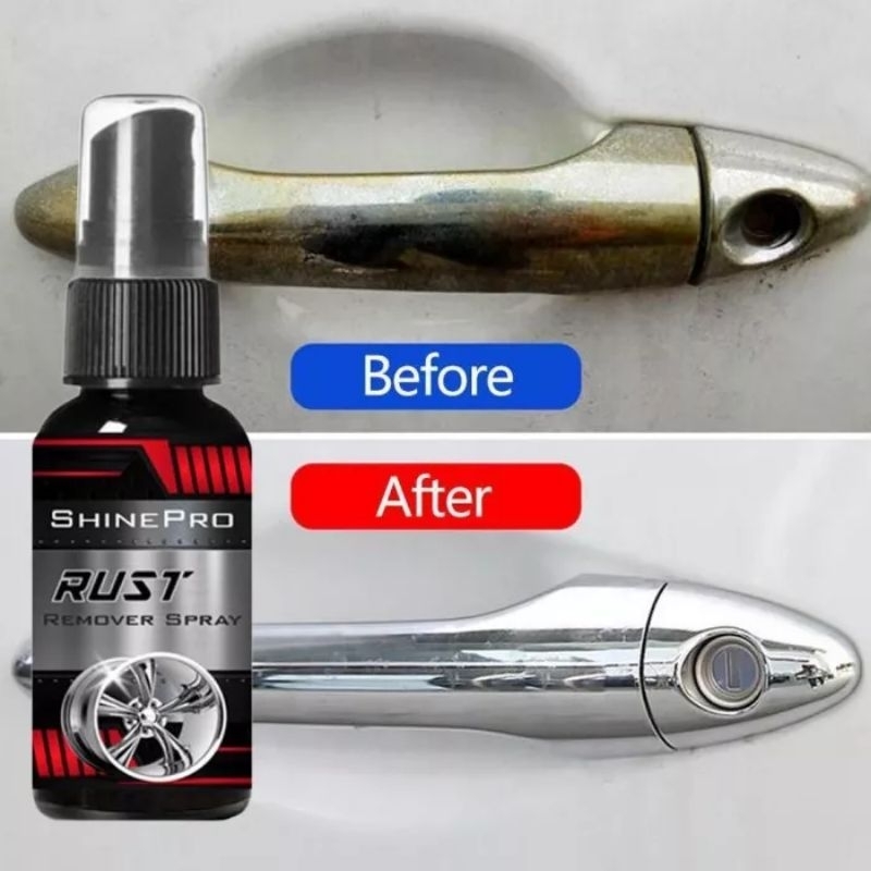 US242 Spray Pembersih Penghilang Anti Karat Mobil 30ml Rust Remover ShinePro By Toko Haji Usman