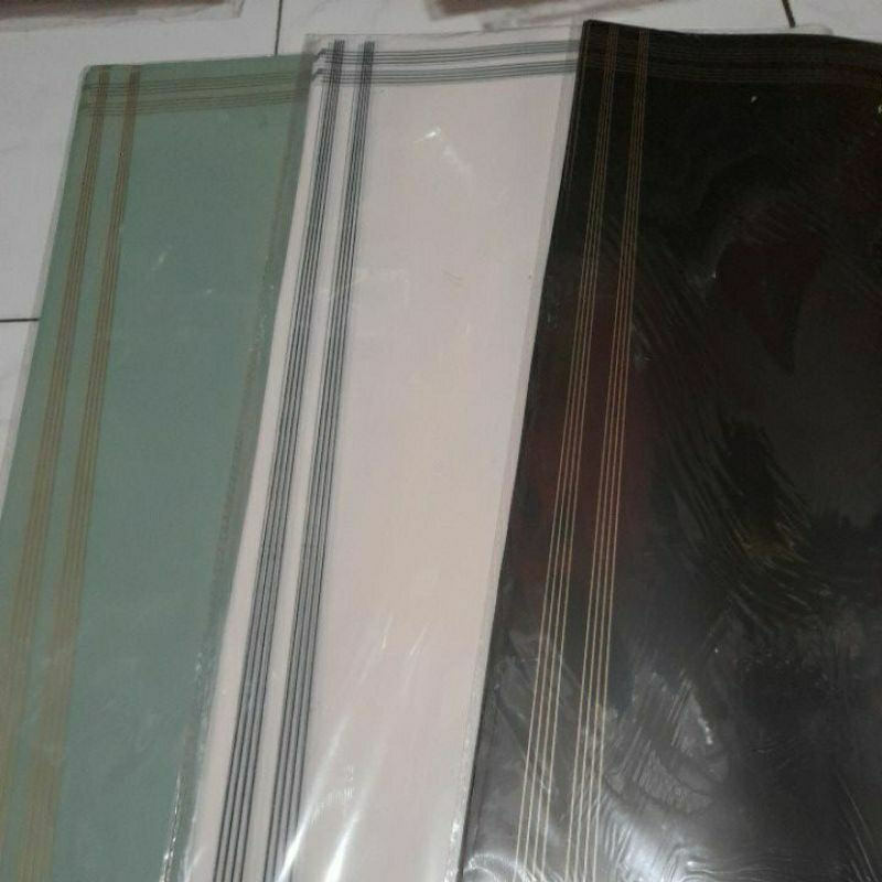 

kertas buket bunga lembaran/cellophane motif garis pinggir