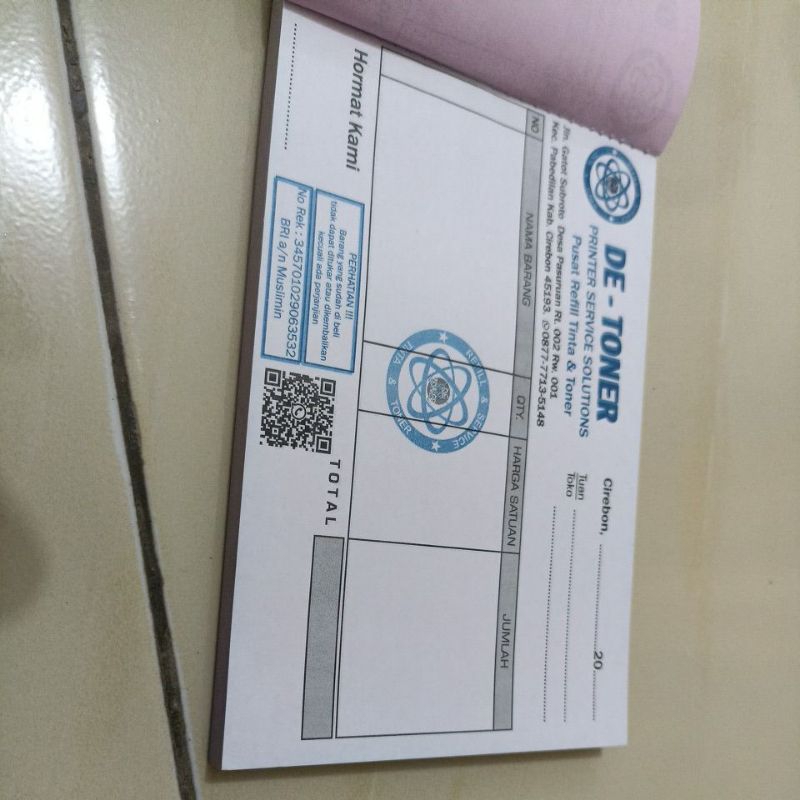 

PEMBUATAN NOTA/BON