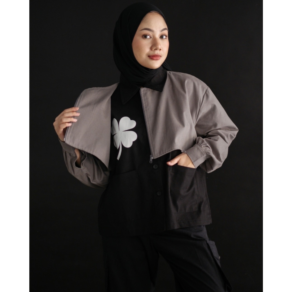 Myrubylicious CLOVER JACKET | JACKET | JACKET LENGAN PANJANG  | JACKET WANITA