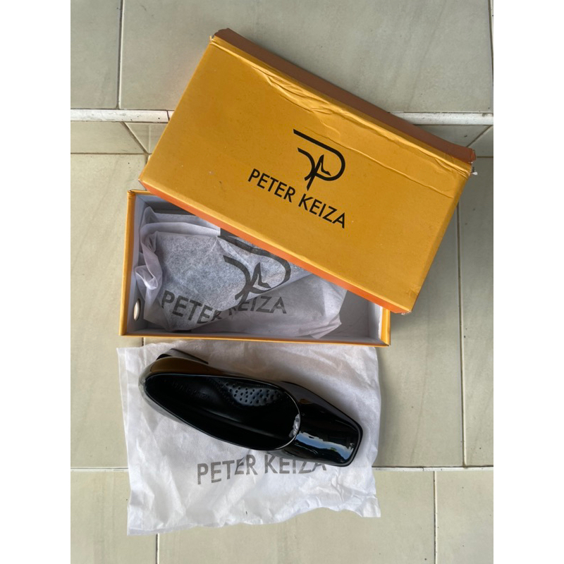 PETER KEIZA BLACK HEELS (preloved)