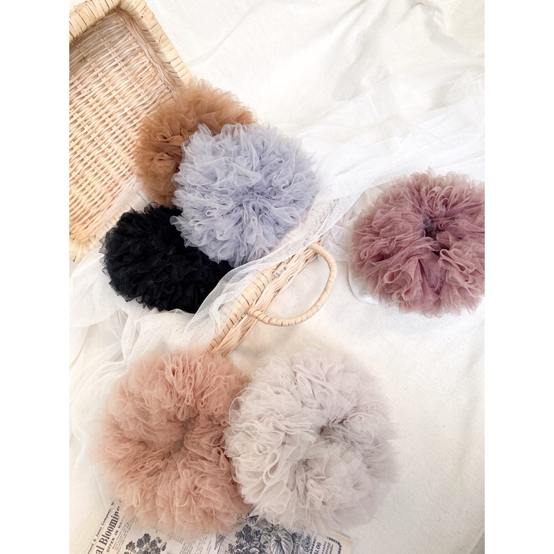 SANDYS | Scrunchie Tile Hijab | Scrunchie Tile Anti Pusing | Scrunchie Viral