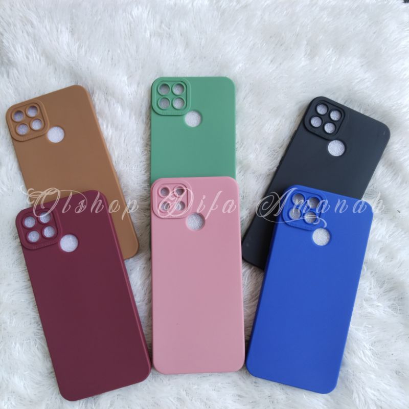 CASE REALME C25 SOFTCASE SLIKON CASING PRO CAMERA MACARON