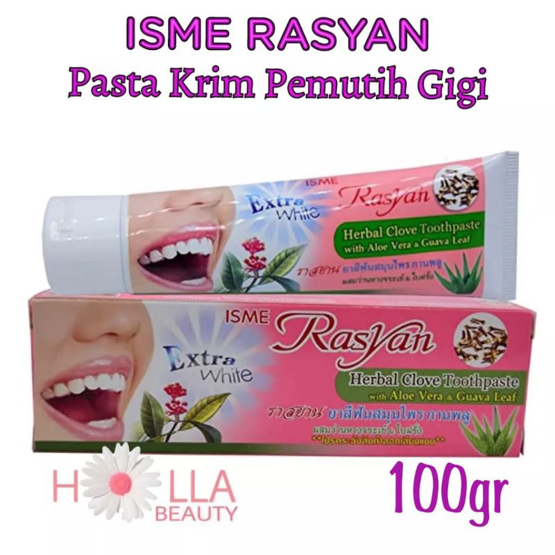 RASYAN Herbal CLOVE TOOTHPASTE Tooth Teeth Paste Pasta Gigi Krim PEMUTIH GIGI Penghilang Kerak Gigi Karang Kapur Gigi Sensitif Anti Bakteri