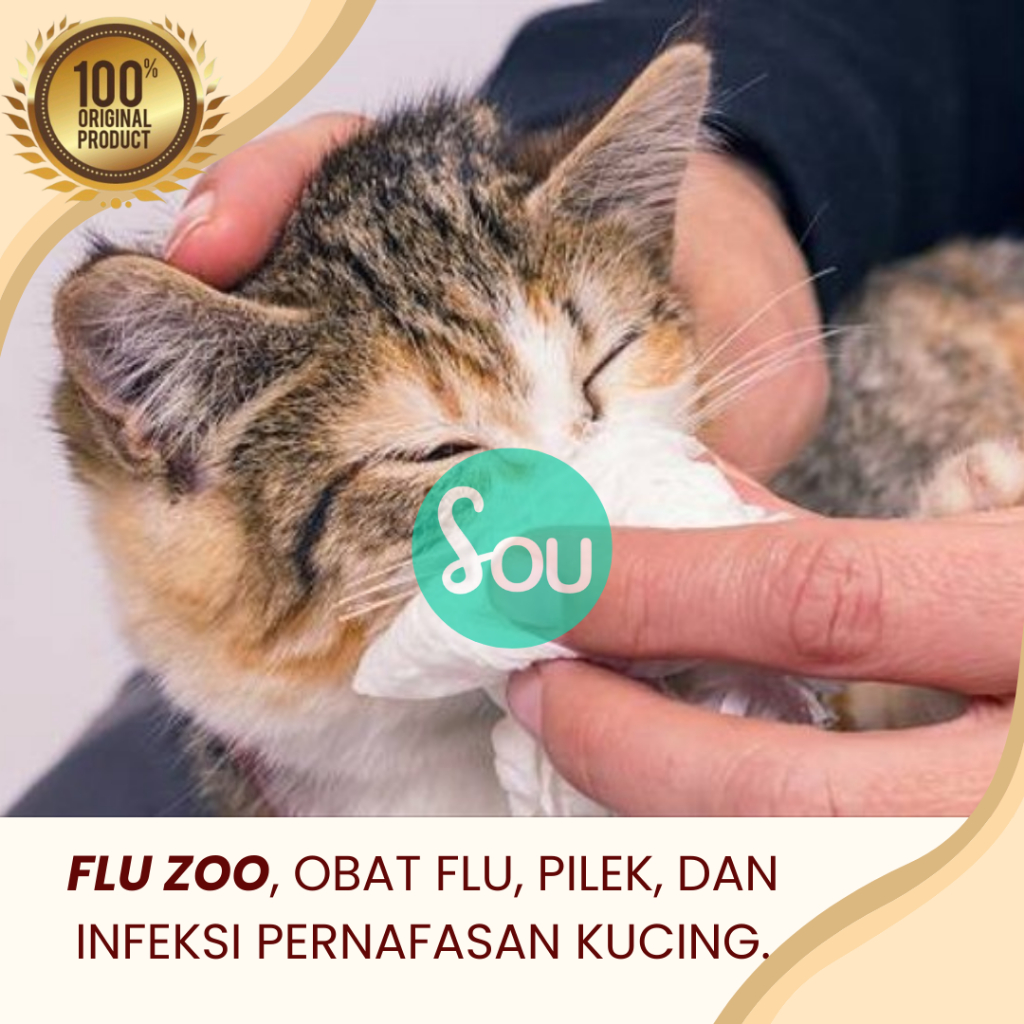 Obat Flu Dan Pilek Untuk Kucing Anjing Kelinci Ampuh FLU ZOO