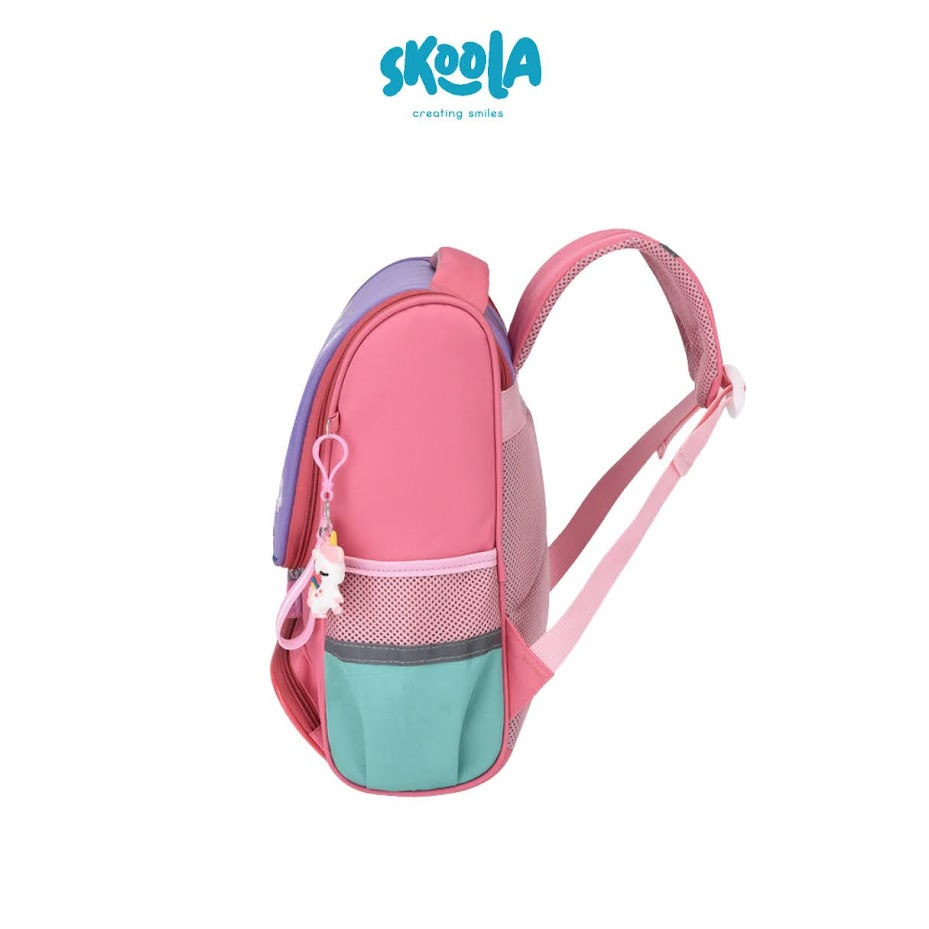 Skoola Tas Sekolah Anak Perempuan SD Ransel Kucing Cat Free Keychain - Koda