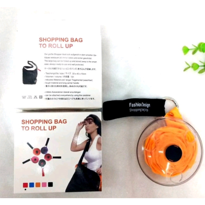 Tas Belanja Praktis Shopping Bag To Roll Up
