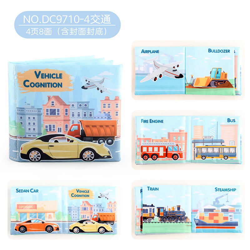 Cognition Softbook Baby / Cognition Buku Bantal Bayi / Buku Edukasi Bayi / English Early Education Cloth Book