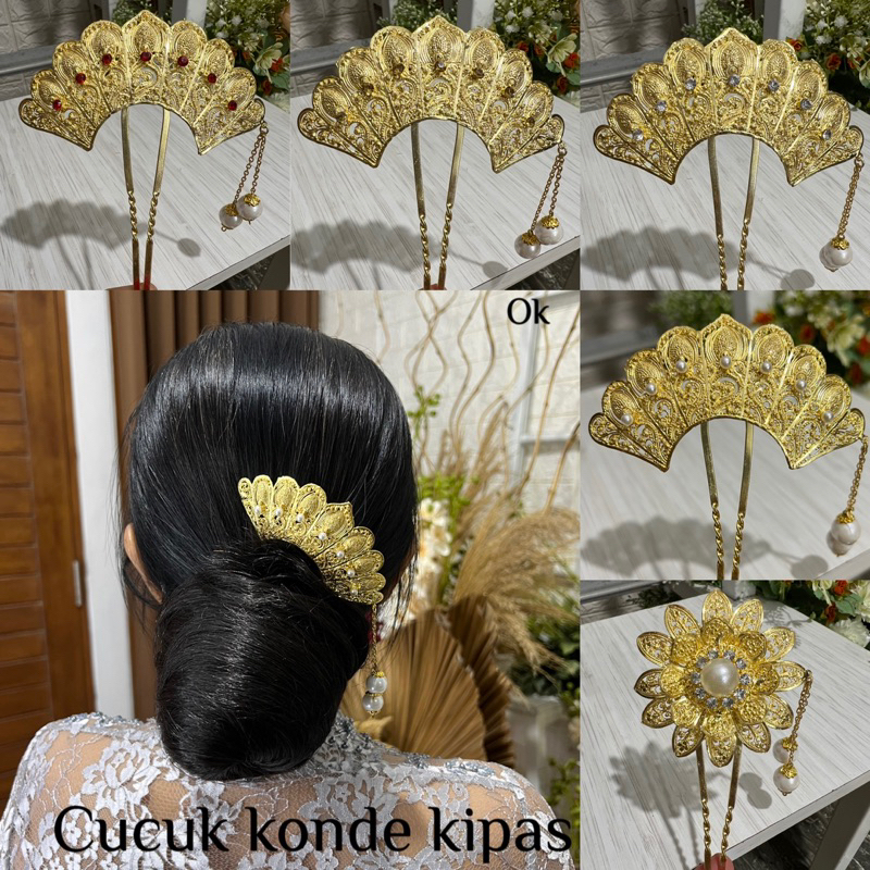 cucuk konde kipas/tusuk konde kipas/cucuk bali