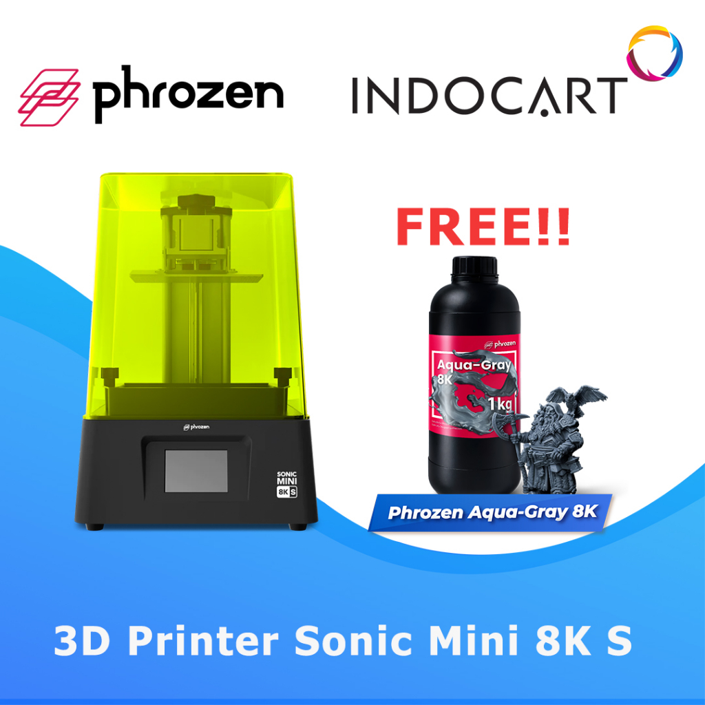 3D Printer Phrozen Sonic Mini 8K S Versi Terbaru Garansi Resmi