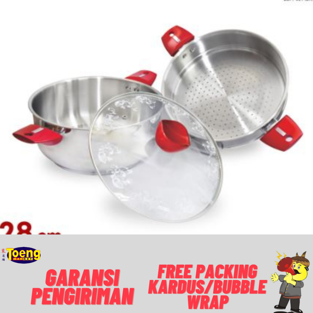 STEAMER S/S 28cm SS-2 SUPRA / PANCI KUKUS SUSUN 2 / PANCI KUKUS SUPRA