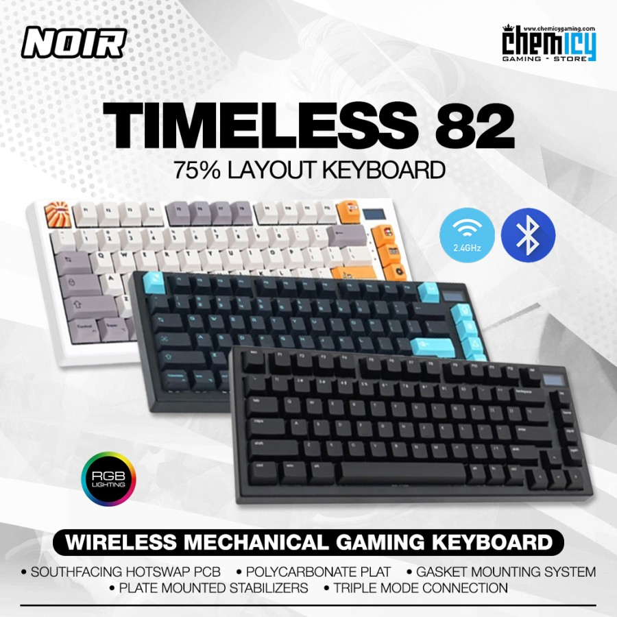 Noir Timeless82 / Timeless 82 Wireless Mechanical Gaming Keyboard