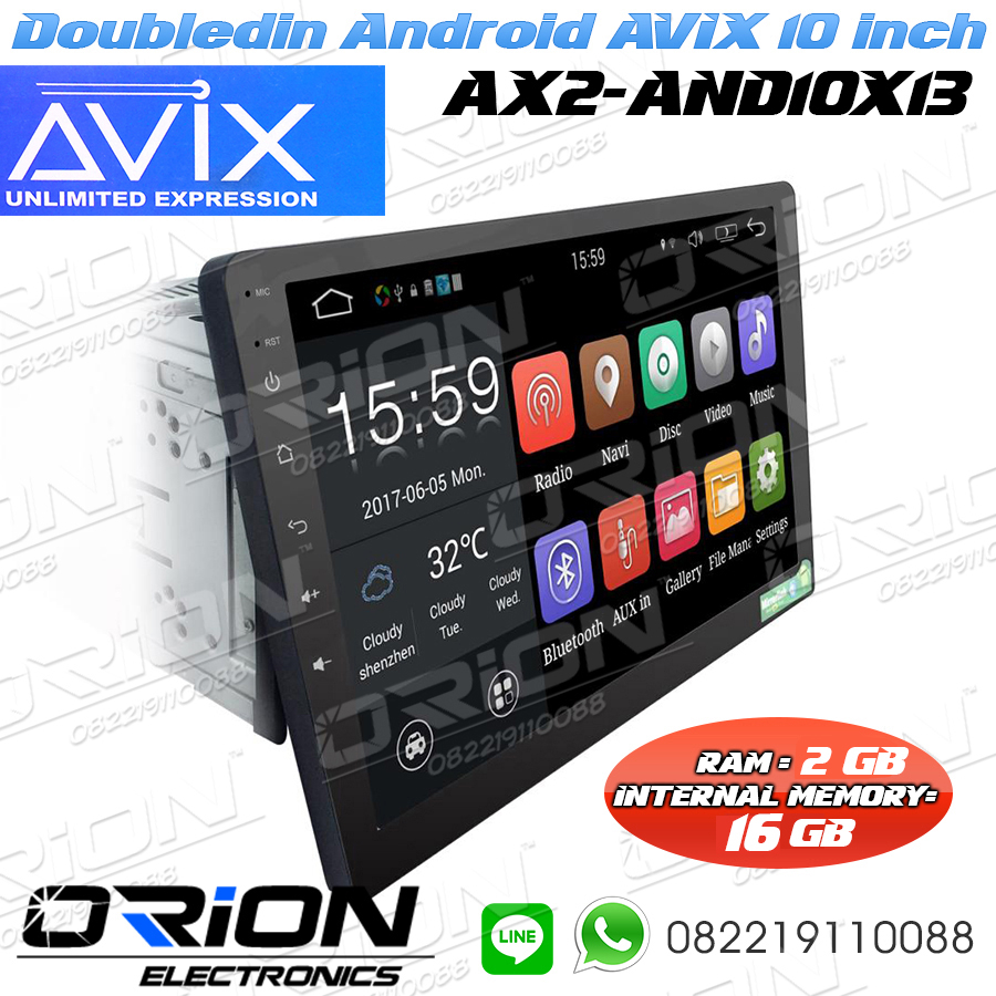 Doubledin Android AVIX 10 inch