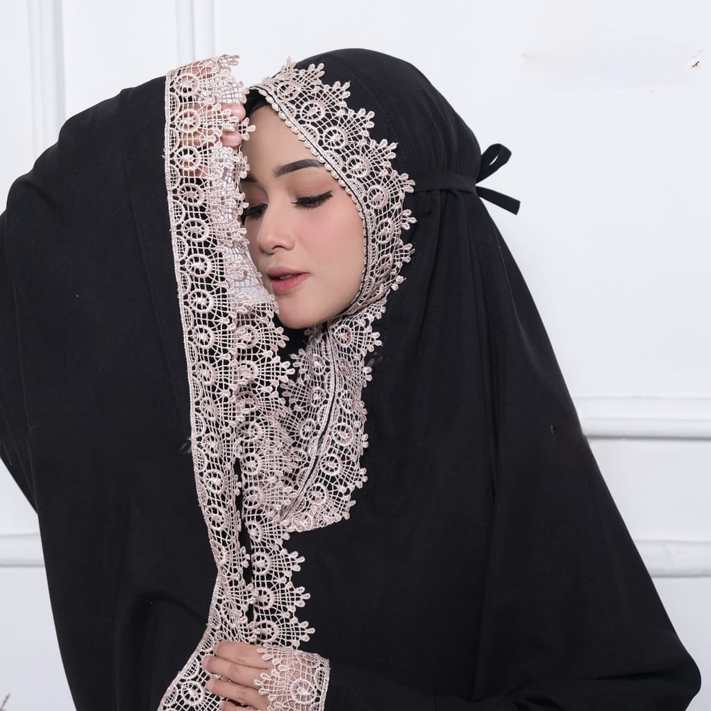 JAYSTORE83--COD Mukena Dewasa 2in1 Misella Mukenah Katun Mikro 2in1 Nadilla Series Renda Import Free