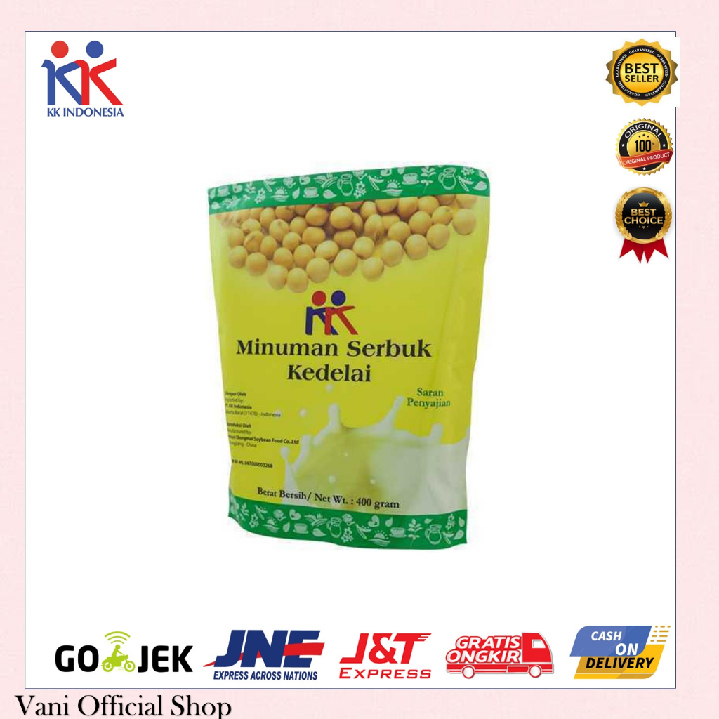 

KK Minuman Serbuk Kedelai Soya Bean KK Indonesia Original Susu Kedelai Kaya Nutrisi Dan Protein Bebas Kolesterol
