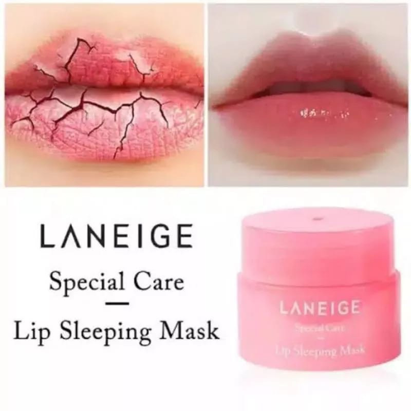 LANEIGE LIP SLEEPING MASK BEERY 3GR MINI TRAVEL SIZE SPECIAL CARE CREAM