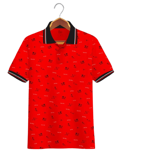 Kaospolos - Kaos Polo shirt motif full print lengan pendek | kaos kerah pria 05