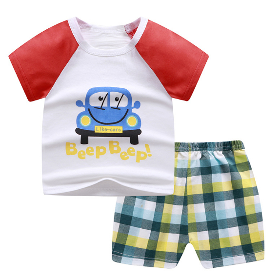 Setelan Baju Anak Lengan Pendek dan Celana Pendek / Casual Shirt Anak 01