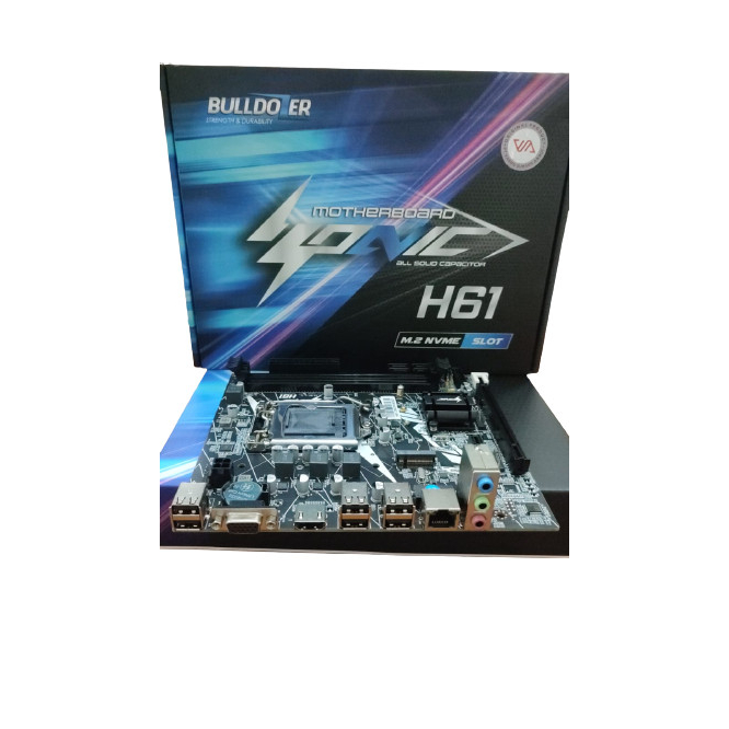 Motherboard BULLDOZER H61B-LZ Mobo Intel H61