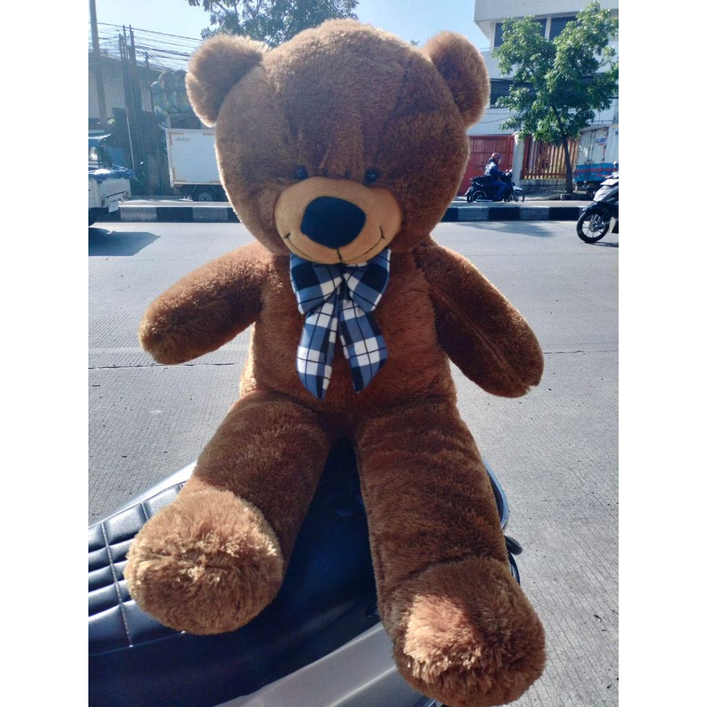 BONEKA TEDDY BEAR CUITE LUCUU SNI BONEKA TEDDY BEAR KADO ULTAH BONEKA BERUANG 90 CM