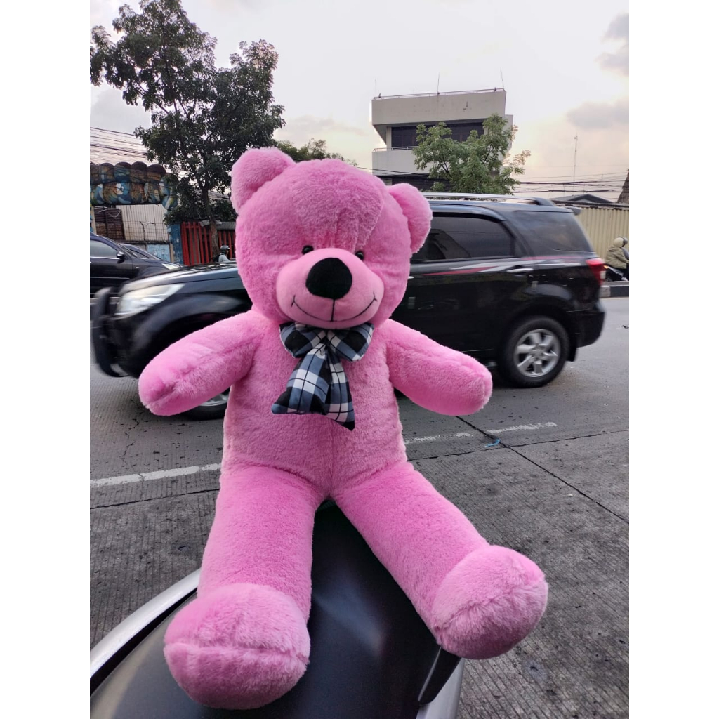 BONEKA TEDDY BEAR CUITE LUCUU SNI BONEKA TEDDY BEAR KADO ULTAH BONEKA BERUANG 90 CM