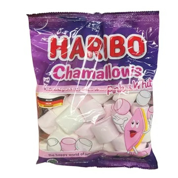 

HARIBO CHAMALLOWS PINK & WHITE 150GR | MARSHMALLOW | MARSHMELLOW 150 GRAM