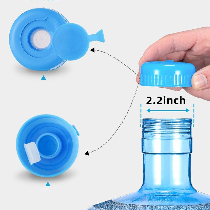 5pcs/Set Tutup Galon Tutup Aqua Galon Tutup Dispenser Penutup Air Galon Aqua Anti Tumpah