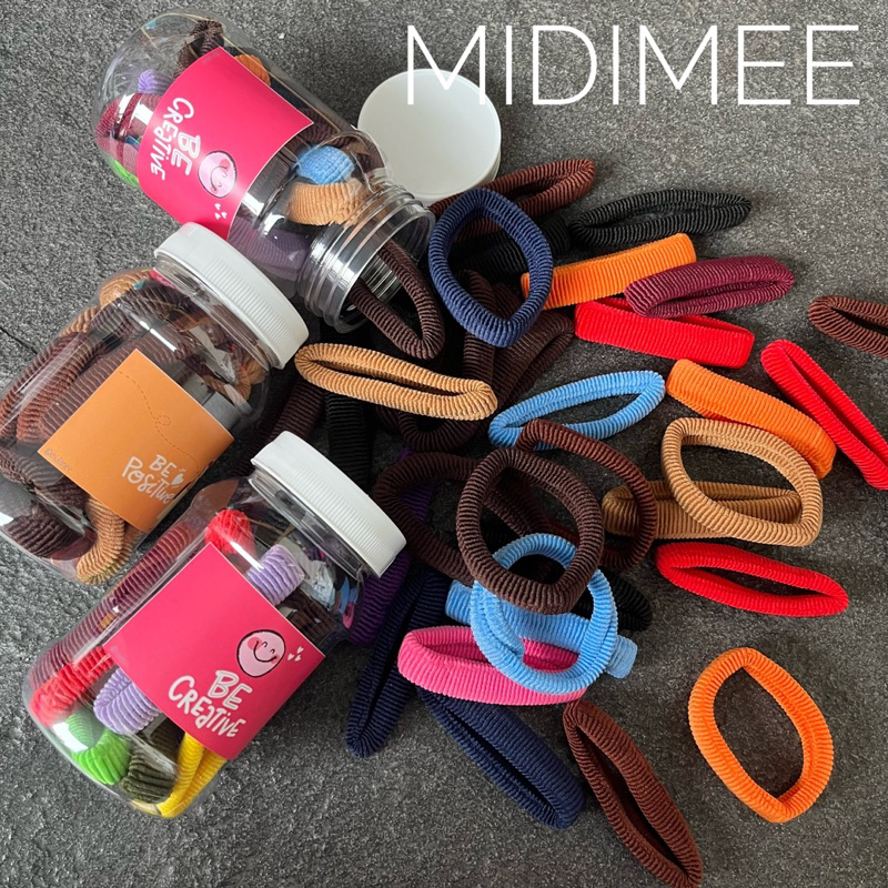 (mini) ikat rambut donat mini/ikat rambut mini(isi -+ 60pc)
