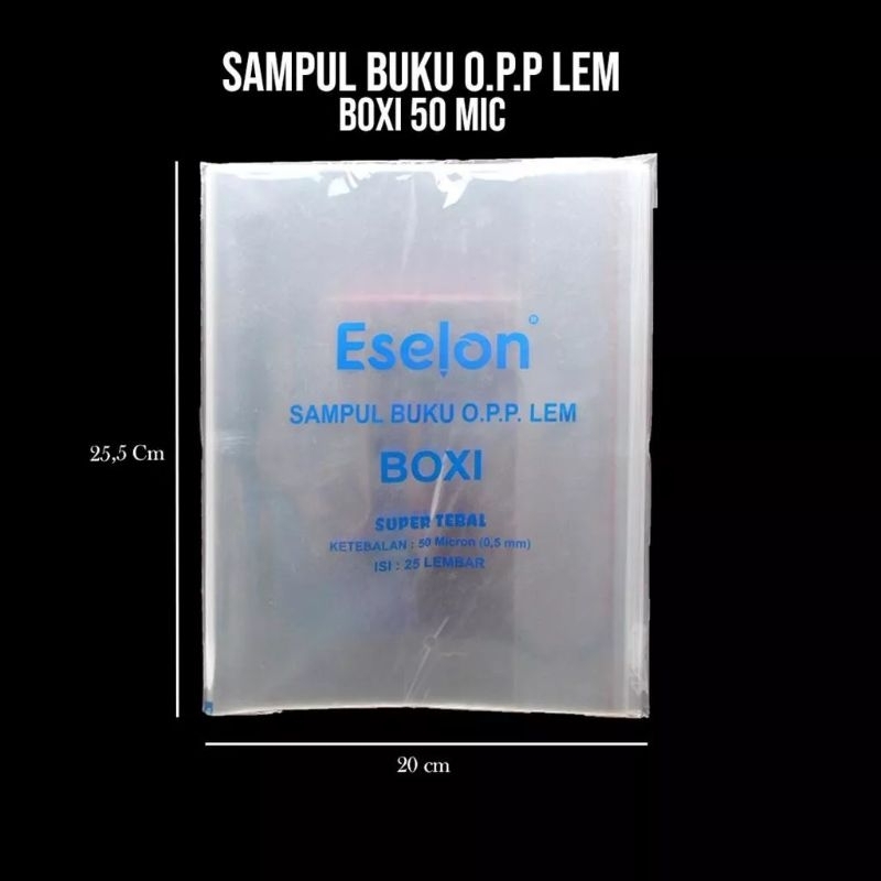 SAMPUL BUKU BOXY TEBAL 50 MICRON / SAMPUL BUKU BIG BOSS