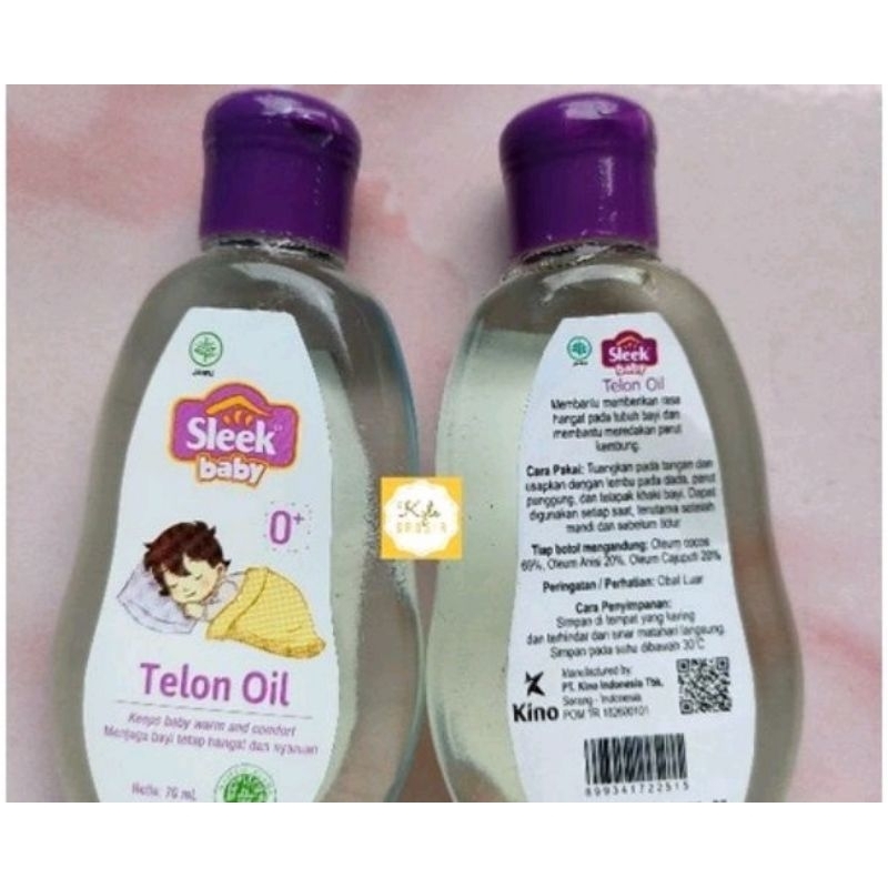 Sleek Baby Telon 70ml dan 30ml/  Sleek Telon Baby