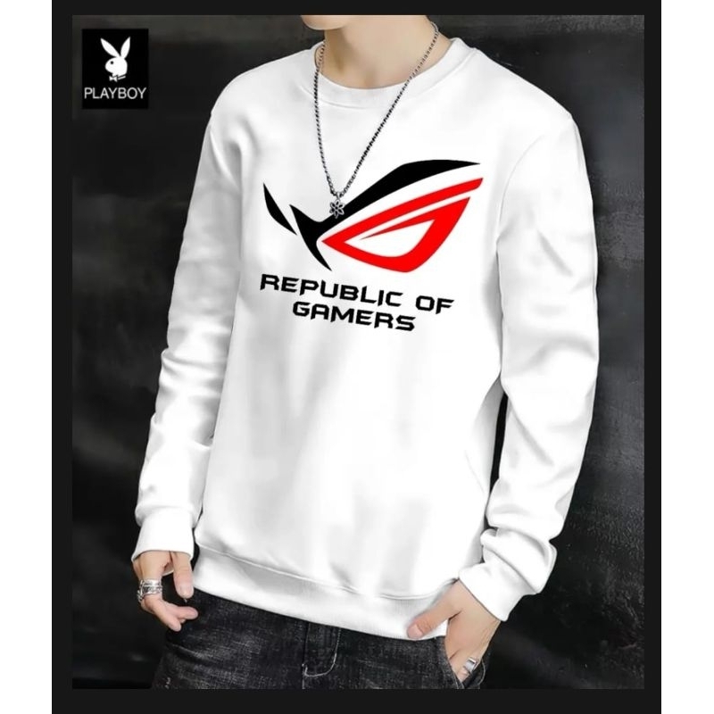 KAOS PRIA ( ROG ) BAJU DISTRO PRIA LENGAN PANJANG MODEL TERBARU