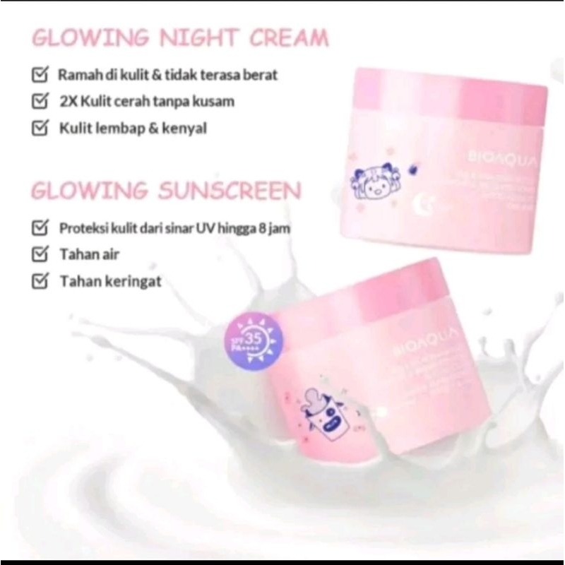 BIOAQUA 4pc Paket Niacinamide Glowing &amp; Brightening Set